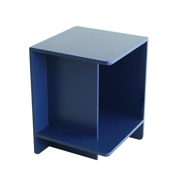 Zeitgenössischer skandinavischer rechteckiger MDF-Kaffeetisch mit versetztem Design, 2-stufig, für Wohnzimmer &amp; Schlafzimmer 