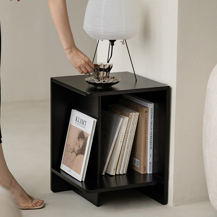 Zeitgenössischer skandinavischer rechteckiger MDF-Kaffeetisch mit versetztem Design, 2-stufig, für Wohnzimmer &amp; Schlafzimmer 
