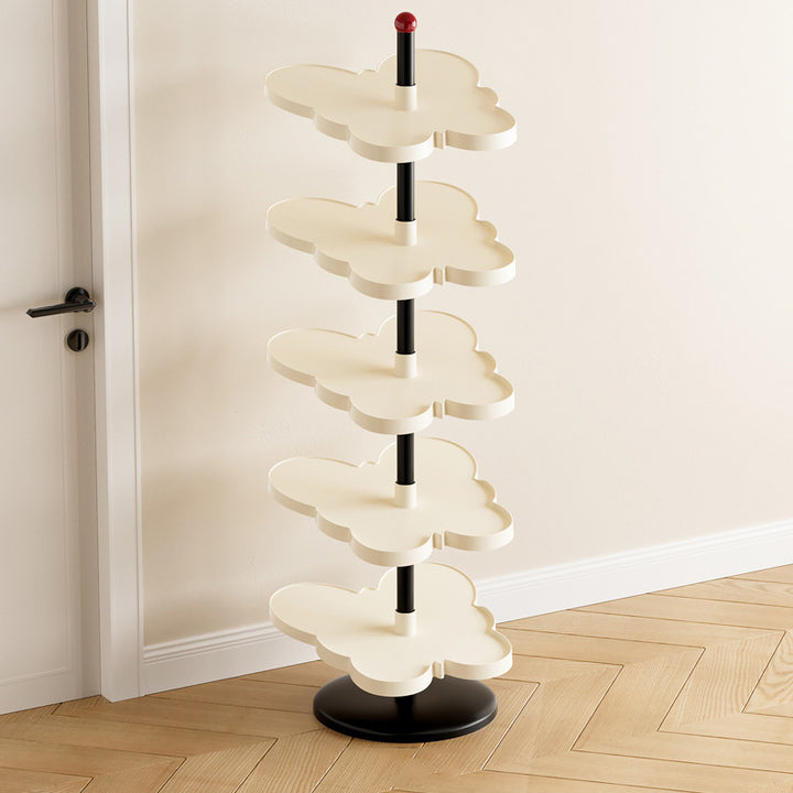 Modern Art Deco PP Plastic Stainless Steel Butterfly Space-Saving Lightweight Shoe Storage Rack 2/3/4/5-Tier For Entryway &amp; Hallway