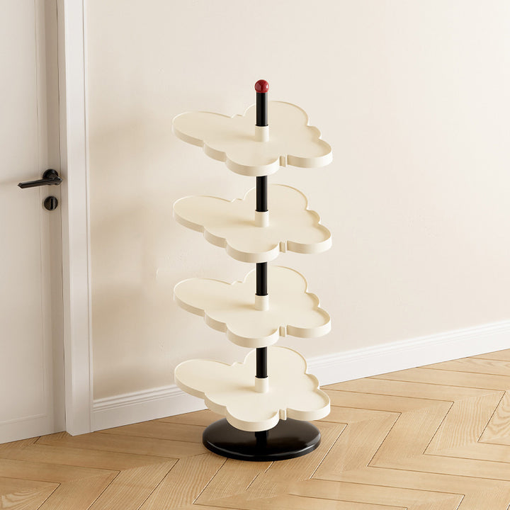 Modern Art Deco PP Plastic Stainless Steel Butterfly Space-Saving Lightweight Shoe Storage Rack 2/3/4/5-Tier For Entryway &amp; Hallway