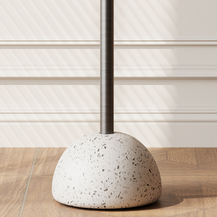 Contemporary Scandinavian Stainless Steel Terrazzo Solid Wood Branch-Shaped Space-Saving Hall Tree 7-Hook For Entryway &amp; Hallway