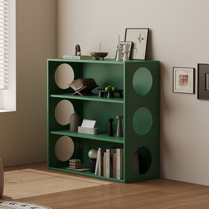 Moderner minimalistischer freistehender Ausstellungsständer aus Eisen mit rechteckiger offener Struktur, 3 Ebenen, für Wohnzimmer &amp; Schlafzimmer 