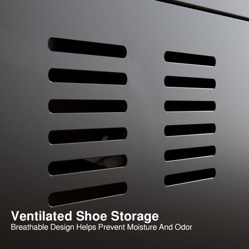 Traditional Chinese Carbon Steel Rectangular Multi-Functional Shoe Storage Cabinet 5-Tier For Entryway &amp; Hallway