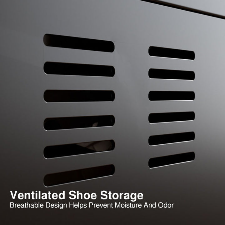 Traditional Chinese Carbon Steel Rectangular Multi-Functional Shoe Storage Cabinet 5-Tier For Entryway &amp; Hallway