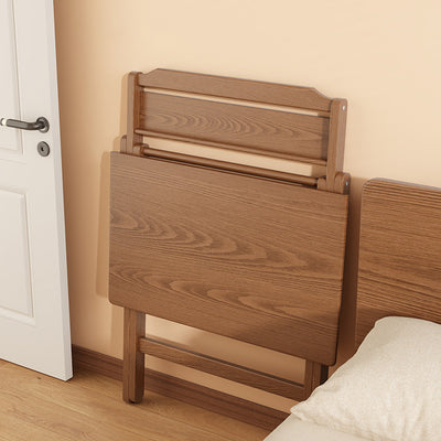 Moderner minimalistischer rechteckiger Klapptisch aus Massivholz mit X-Form für Schlafzimmer & Wohnzimmer 