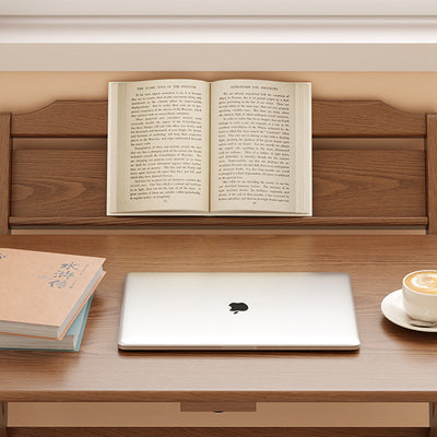 Moderner minimalistischer rechteckiger Klapptisch aus Massivholz mit X-Form für Schlafzimmer & Wohnzimmer 