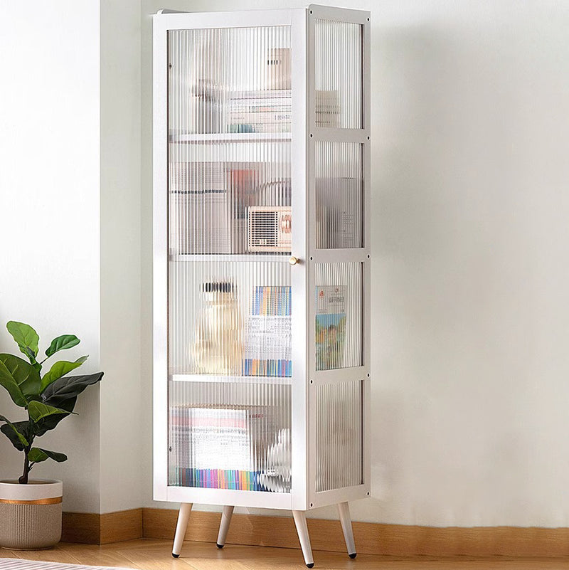 Moderner minimalistischer rechteckiger zylindrischer Beistelltisch aus Bambus und Acryl mit 3/4/5 Ebenen für das Wohnzimmer 