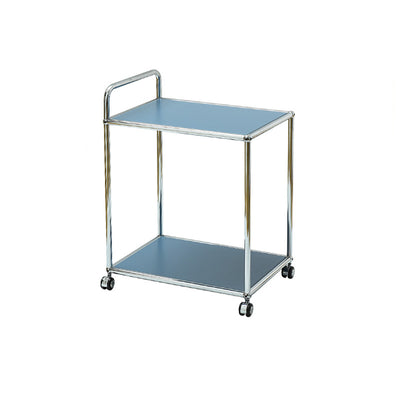 Moderner minimalistischer rechteckiger Beistelltisch aus hochfestem Stahl mit 2 Ebenen für das Wohnzimmer 
