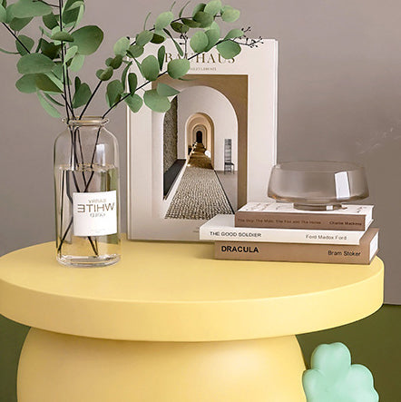 Modern Art Deco Resin Cartoon Dinosaur Round End Table 1-Tier For Living Room