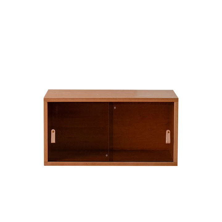 Traditional Japanese Cherry Wood Rectangular Side Table 1-Tier For Living Room