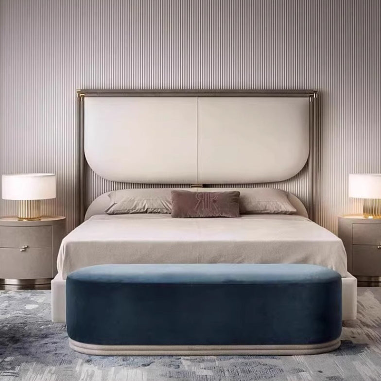 Table de chevet cylindrique rond en bois massif minimaliste moderne en pierre frittée avec cuir tissé à 2 tiroirs pour chambre à coucher 