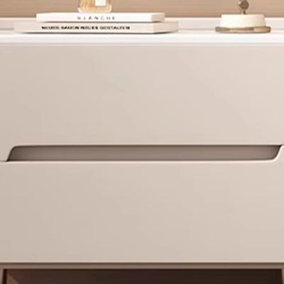 Moderna mesita de noche cilíndrica rectangular de lujo de piedra sinterizada de cuero y madera con 2 cajones para dormitorio 