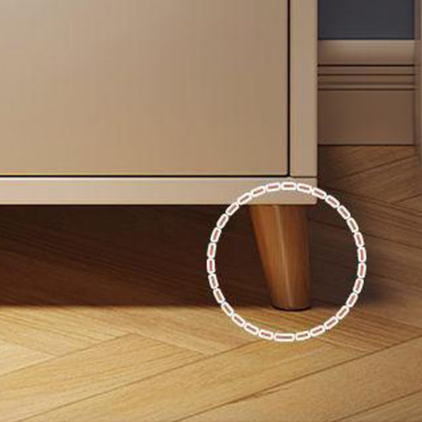 Table de chevet cylindrique carré en bois massif MDF minimaliste moderne avec 1/2/3 tiroirs pour chambre 