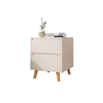 Table de chevet cylindrique carré en bois massif MDF minimaliste moderne avec 1/2/3 tiroirs pour chambre 