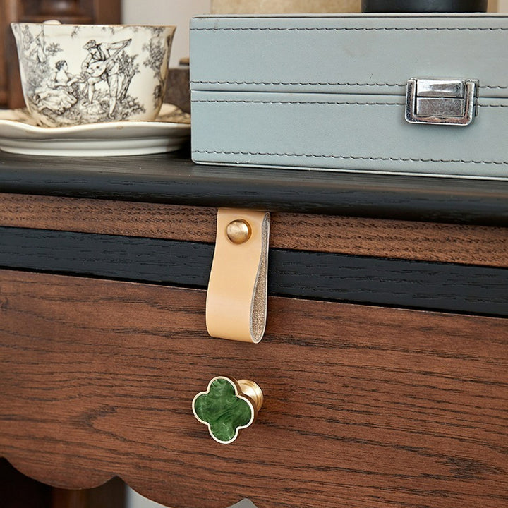Chevet Vintage Traditionnel en Bois Massif Ondulé Carré Cylindre à 2 Niveaux pour Chambre 
