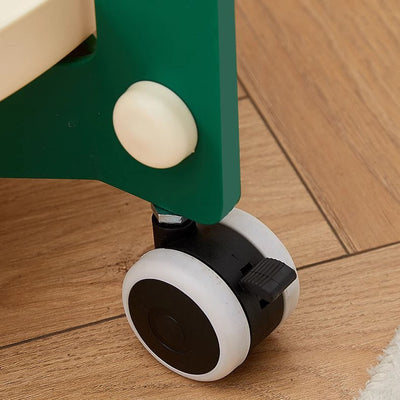 Mesa auxiliar contemporánea creativa de PVC y acero inoxidable móvil, redonda, rectangular de 2 niveles para sala de estar 