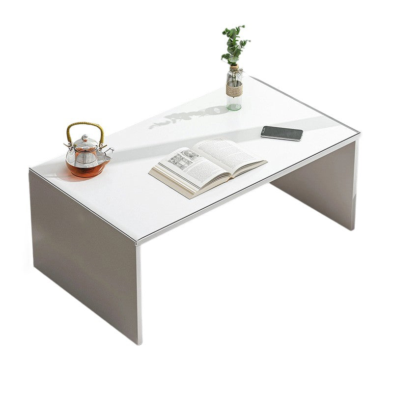 Traditional Japanese Medium-Density Fiberboard Rectangular Tea Table 1-Tier For Living Room