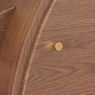 Mesa auxiliar contemporánea creativa de madera maciza con forma de robot con 5 cajones para sala de estar 