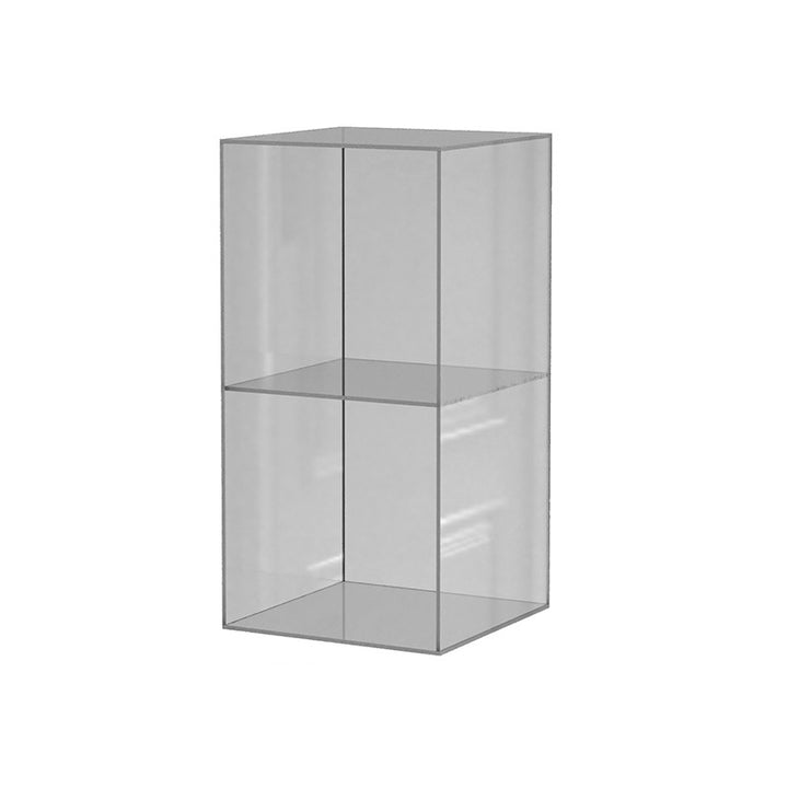 Contemporary Creative Acrylic Rectangular End Table 3-Tier For Living Room