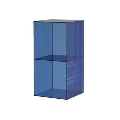 Contemporary Creative Acrylic Rectangular End Table 3-Tier For Living Room