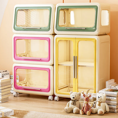 Contemporary Creative PET Slanted Rectangular Storage Cabinet 1-Cabinet For Living Room