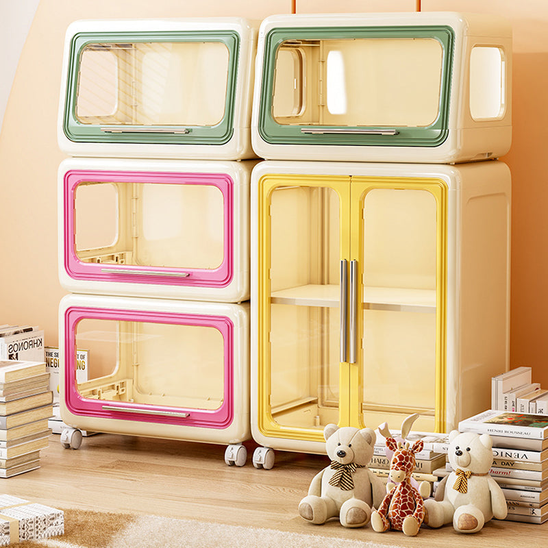 Contemporary Creative PET Slanted Rectangular Storage Cabinet 1-Cabinet For Living Room