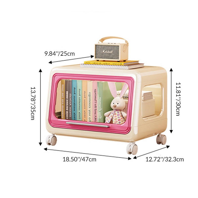 Contemporary Creative PET Slanted Rectangular Storage Cabinet 1-Cabinet For Living Room