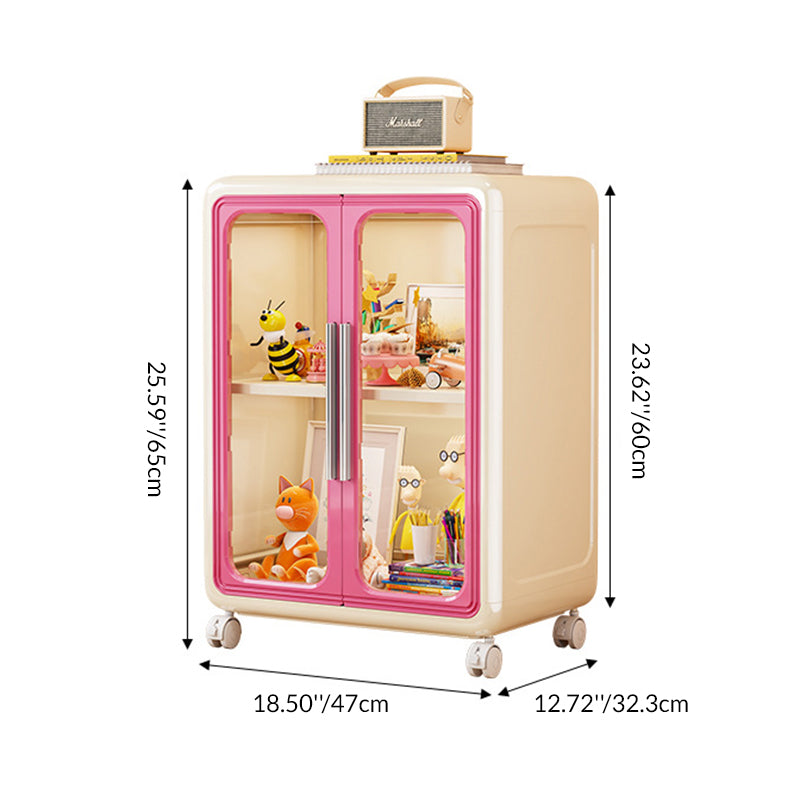 Contemporary Creative PET Slanted Rectangular Storage Cabinet 1-Cabinet For Living Room