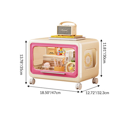 Contemporary Creative PET Slanted Rectangular Storage Cabinet 1-Cabinet For Living Room