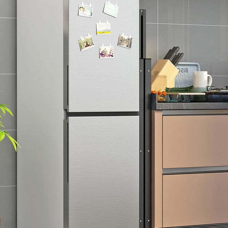 Modern Minimalist Carbon Steel Hollow Rectangular Movable Storage Shelf 3/4/5-Shelves For Living Room