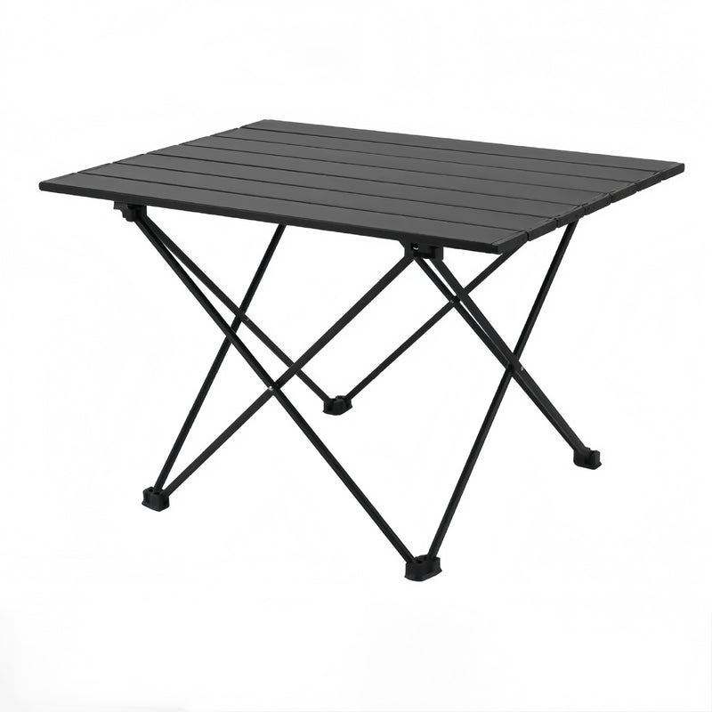 Modern Minimalist Carbon Steel Aluminum Foldable Square Side Table For Outdoor