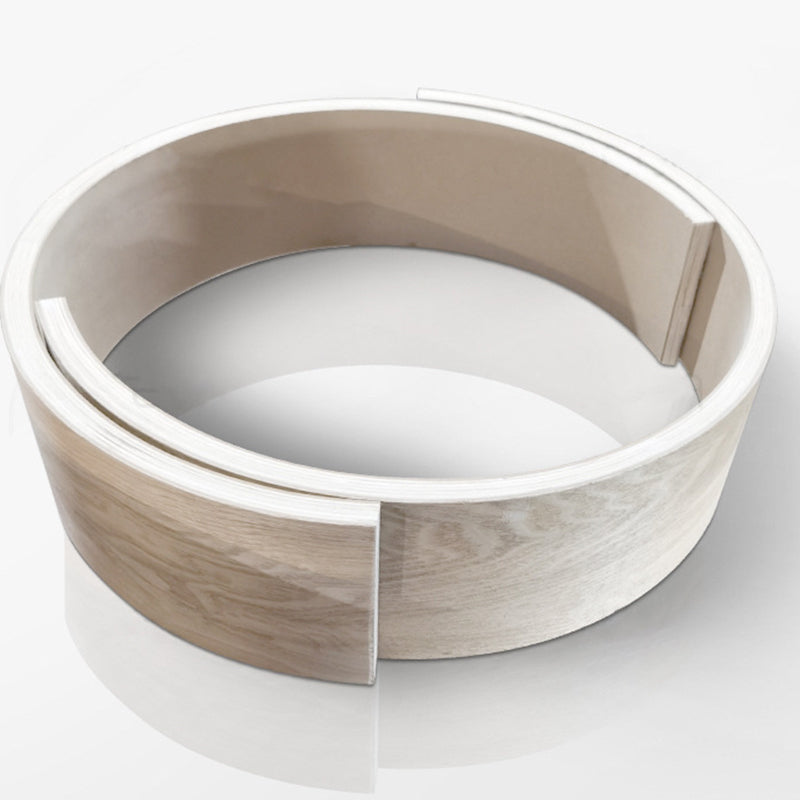 Modern Minimalist Solid Wood Metal Round Cylindrical Nightstand With 2 Drawers For Bedroom