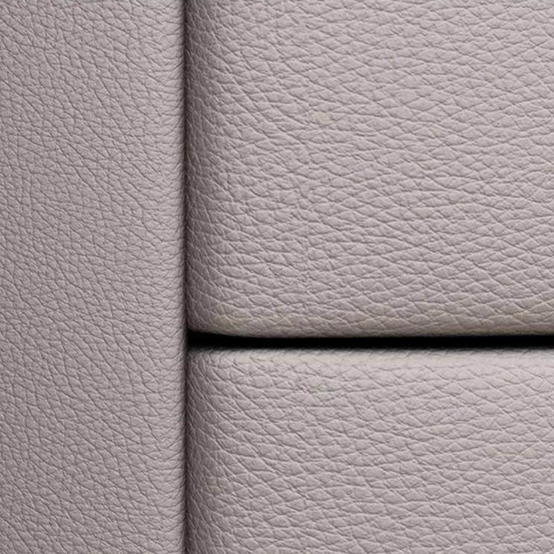 Modern Luxury Microfiber Leather Pine Sintered Stone Glass Round Cylindrical Nightstand 2 Drawers For Bedroom