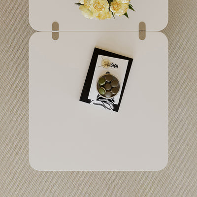 Traditional Chinese Solid Wood Hardware Rounded Square Lift-Top Coffee Table With 1-Tier For Living Room