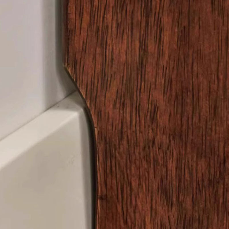 Modern Minimalist Solid Wood PU Leather Rounded Rectangle Shoe Bench 2-Tier For Living Room