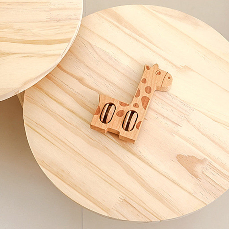 Modern Minimalist Pine Wood Round Oval Coffee Table 1-Tier For Living Room