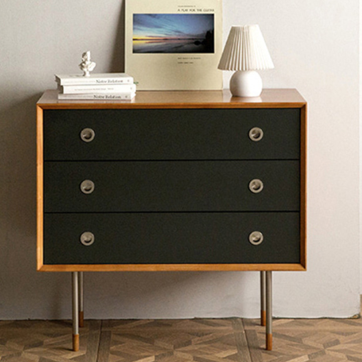 Table de chevet contemporaine scandinave en bois d&