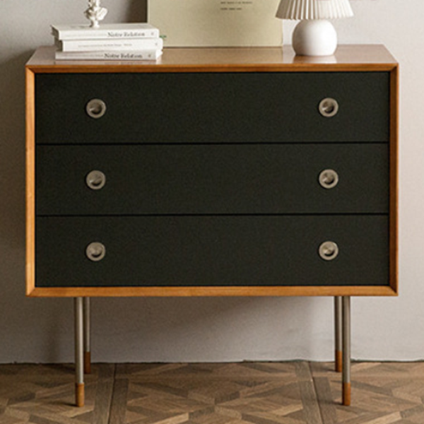 Table de chevet contemporaine scandinave en bois d&