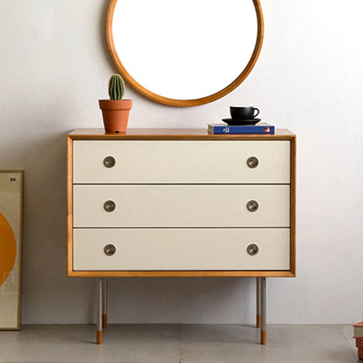 Table de chevet contemporaine scandinave en bois d&