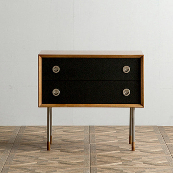 Table de chevet contemporaine scandinave en bois d&