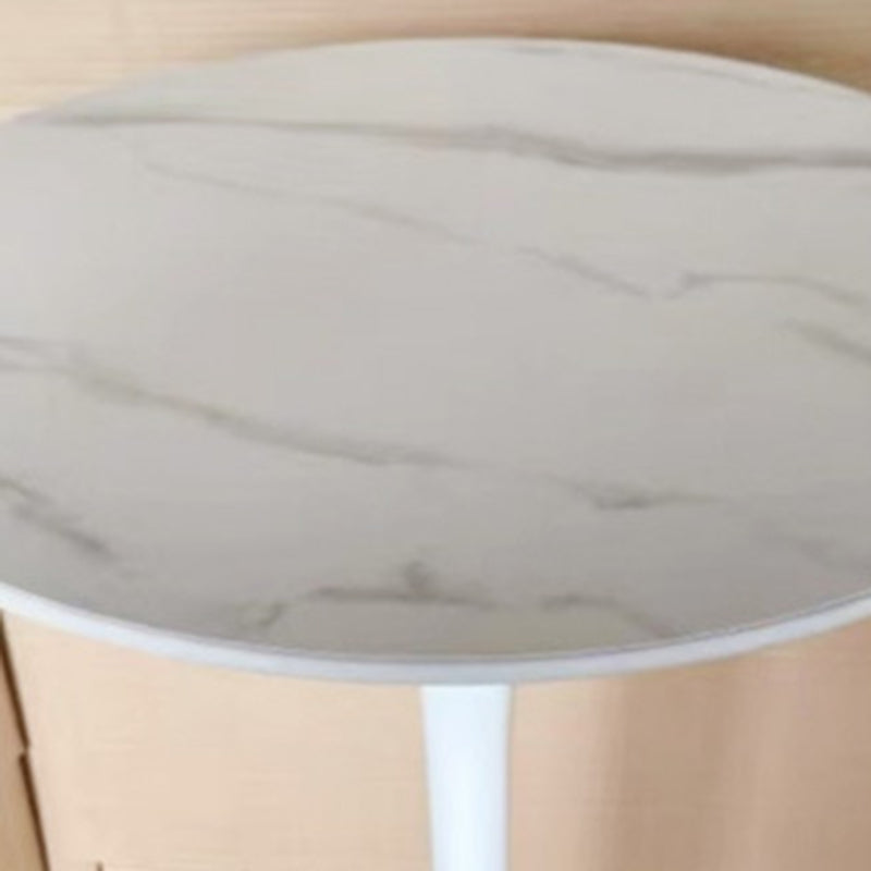 Moderner minimalistischer Couchtisch aus Holz und Metall mit runder zylindrischer Form, 1-stufig, für das Wohnzimmer 