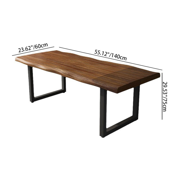 Traditional Chinese Pine Wood Rectangular Square Coffee Table 1-Tier For Living Room