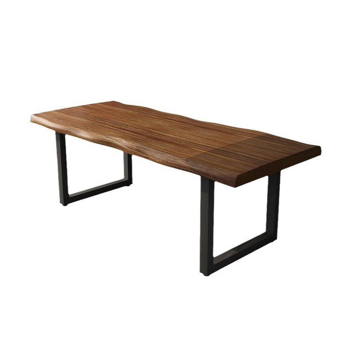 Traditional Chinese Pine Wood Rectangular Square Coffee Table 1-Tier For Living Room