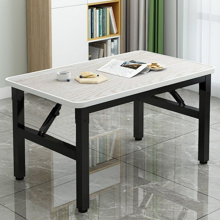 Contemporary Scandinavian MDF Iron Rectangular Side Table 1 Tier For Living Room