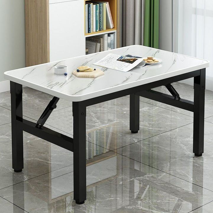 Contemporary Scandinavian MDF Iron Rectangular Side Table 1 Tier For Living Room
