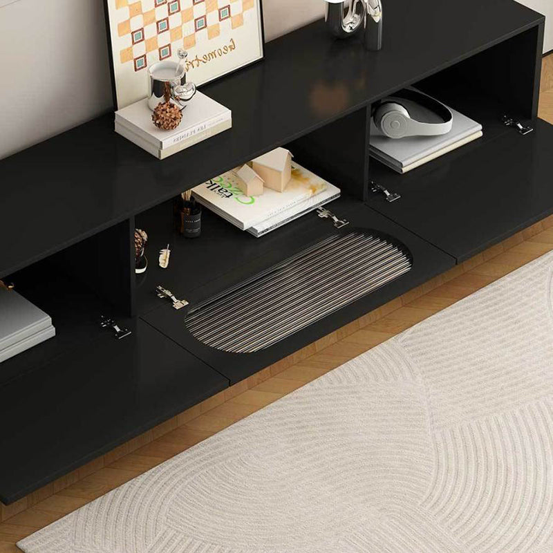 Table basse rectangulaire en bois d’ingénierie, verre et arche de style français traditionnel avec 2 tiroirs pour salon 