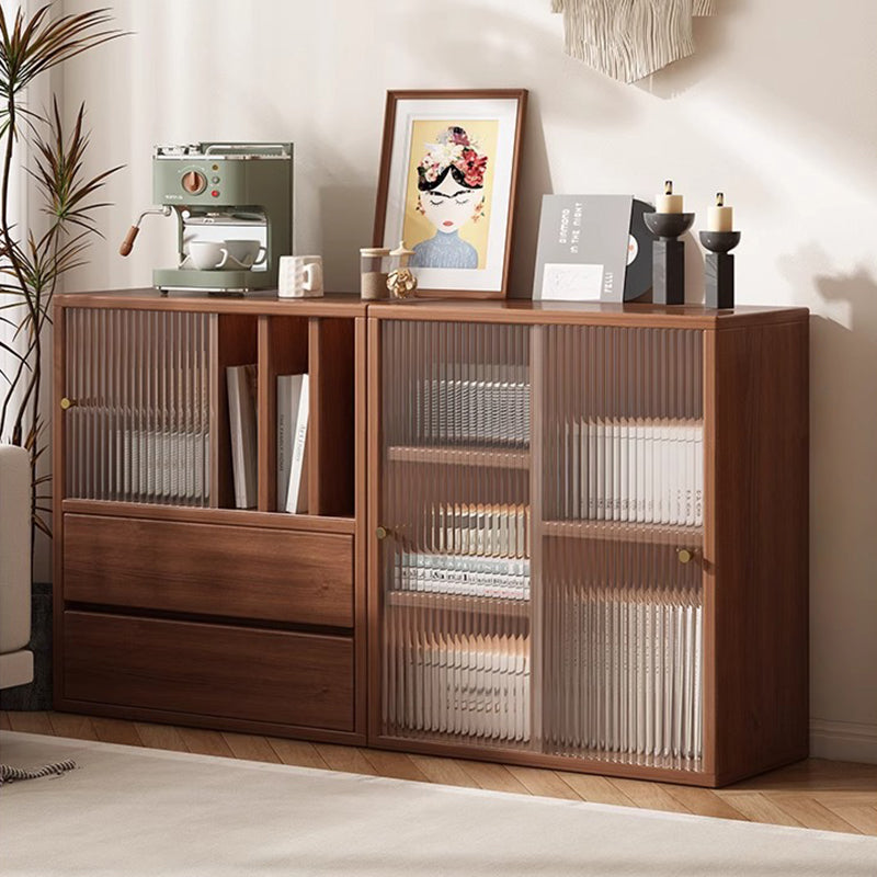 Traditionelles chinesisches Öko-Board Acryl Quadrat Lagerung Schrank 2-Schublade für Wohnzimmer 