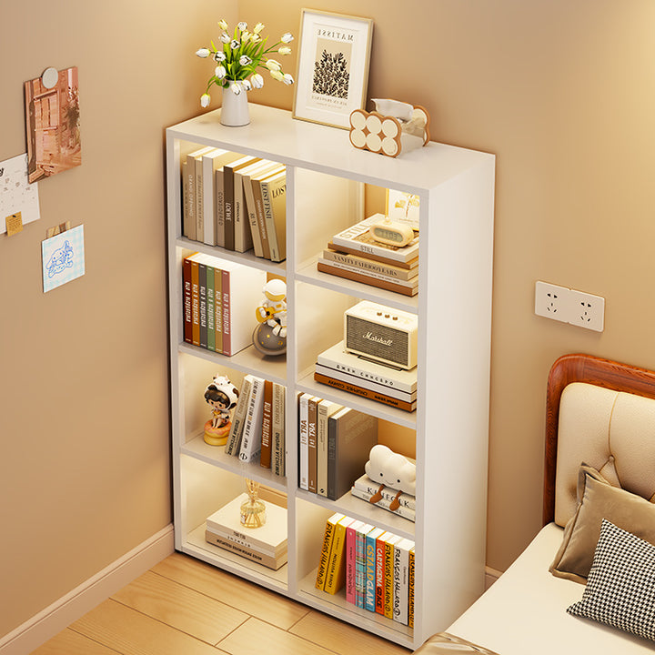 Armoire de rangement carrée rectangulaire en acier au carbone de style minimaliste moderne, 4/6/8 compartiments, pour salon 