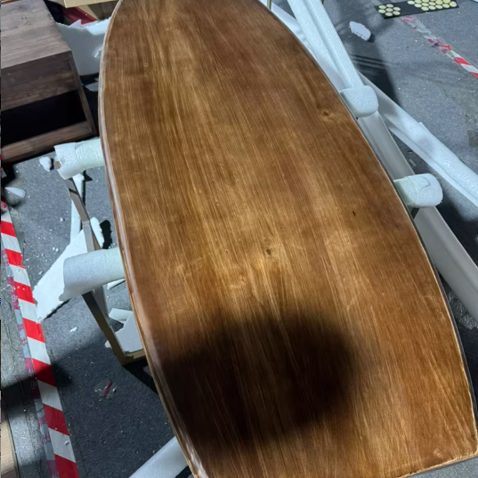 Table basse forme marteau en bois massif japonais traditionnel, à 1 niveau, pour salon 