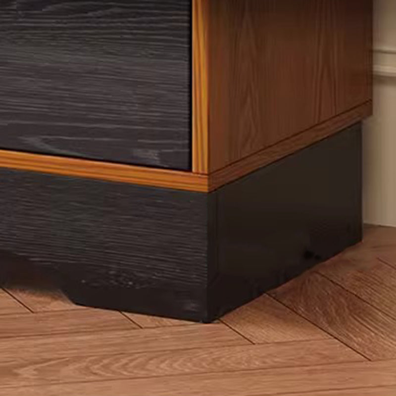 Gabinete de almacenamiento rectangular de ondas de tablero multicapa de madera maciza de caucho chino tradicional con 2/3/4/7 cajones para sala de estar 